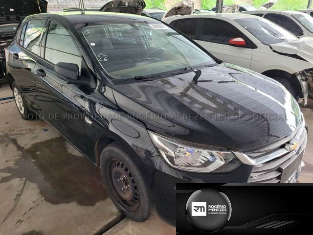 Lote 038 - 2021 CHEVROLET ONIX PRETO